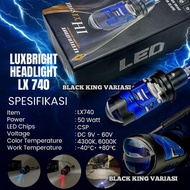 Biled H4 Luxbright Headlight Biled Flat Cut Headlight H4 Mini Projector Headlight H4 Blue Lens