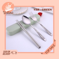 Cutlery Set 3-in-1 Stainless Steel Cutlery Set Practical Cutlery Set