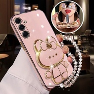Samsung A56 phone case makeup mirror bracket 520250831