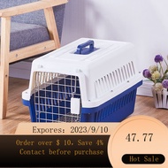 NEW Churong【with Urine Insulation Board】Pet Flight Case Cat Air Bag Cat Cage out Cat Cage Cat Bag Large Trolley Case M