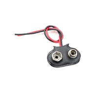 9v Battery Buckle 9V Battery Buckle 9V Battery Holder T-Shaped (10CM Cable Length)