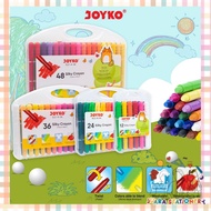 Silky Crayon Joyko 12 24 36 48 Colors / Joyko Silky Crayon Smooth Crayon SLC-A