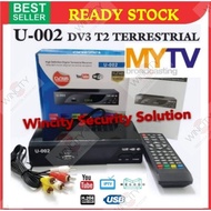 WSS U-002 DV3 MYTV BOX TV Malaysia Channel 🇲🇾[Ready Stock] U-002 Digital Myfreeview Receiver Full