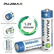 PUJIMAX NI-MH Battery Rechargeable battery 1.2V 800mAh AA battery Toy battery Remote Control battery