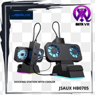 JSAUX HB0705 RGB Cooling Docking for ROG ALLY Z1 ALLY X Steam deck LEGION GO