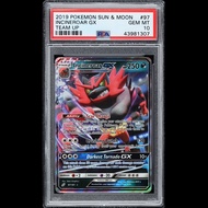 Card PSA10 ENGLISH Incineroar gx 97/181 GEM MT SPECIAL ART RARE D91 17