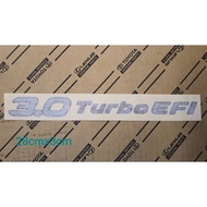 3.0 Turbo Efi Toyota Tiger Sport Cruiser Rider Sticker With Rear Cover