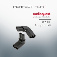 Audioquest C7 90˚ Adaptor Kit - 1 x “E” and 1 x “U” IEC C7 Female > C8 Male 90˚