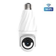 Kamera Pengawas Bohlam WiFi Pasang di Soket Lampu Cocok untuk Rumah Apartemen & Toko