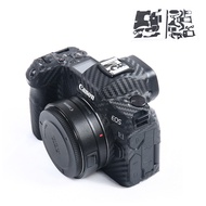 Anti-Scratch Camera Body Cover Skin Carbon Fiber Film Kit For Canon EOS R RP R-P R5 R6 R6II R7 R8 R10 R50 M50 II M6II RF24-105 RF24-70 RF35 Sticker Protective shell DIY decoration