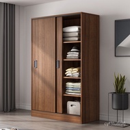 Hot SaLe Leqian Sliding Door Wardrobe Home Bedroom Modern Minimalist Cabinet Locker Nordic Rental Room Wardrobe BJ3Q