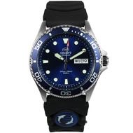 Authentic Orient Ray II Mechanical Blue Dial FAA02008D9 Rubber Strap Sports Dive Watch