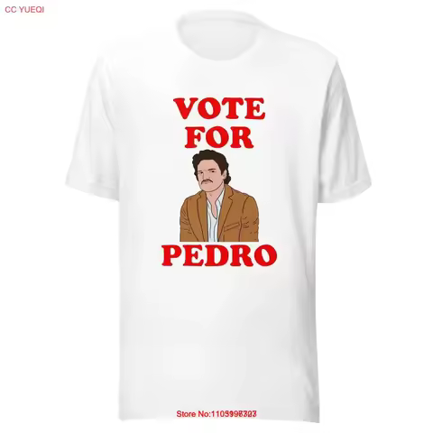 Vote For Pedro Pascal T shirt vintage Washed Soft streetwear graphic Stylish homme Stretched Breatha