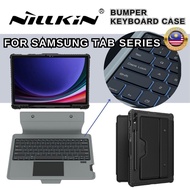 NILLKIN Bumper Keyboard Case Sliding Camera Tablet Cover Casing for Samsung Tab S9 S8 S7 FE Plus