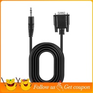 DB9 9 Pin VGA female cable ,DB 9 Female to TRS 3.5mm (1/8in) TRS Stereo Male Serial Data Cable-6 Fee