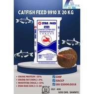 [20KG] Starfeed 9910 [Saiz 2.3mm] (Catfish feed) Pellet makanan ikan tinggi protein 32% / Makanan ik