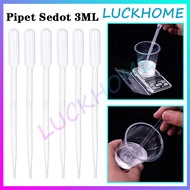 3ML Scale Plastic Pipette Plastic Pipette Plastic Dropper Measuring Pipette Plastic Dropper Transfer