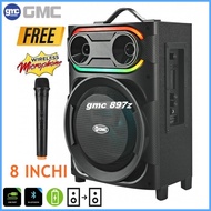promo GMC 897L Speaker Portable Bluetooth Karaoke Extra Power +MIC bisa pilih varian sesuai pesenan