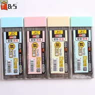 【T&S】 200Pcs 0.5/0.7mm Mechanical Pencil Leads 2B Pencil Rod Automatic Pencil Core Refill Office Sch