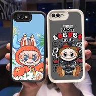 Q-49 Super LABUBU Black white Case for OPPO A3S A12E A1K Realme C2 C2S C1