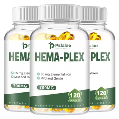 HEMA-PLEX Iron - Comprehensive Blood Health, Promote Red Blood Cell Health, Blood Circulation - 120 