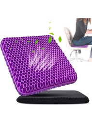 Cojin Flexible Ortopedico Gel Transpirable Coxis Hemorroides Almohada Descanso Lumbar Vmingo