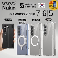 (Immediate Delivery + Free Gift) araree NUKIN 360 M/Stand/SP Case For Samsung Galaxy Z Fold7/Fold6/F