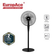 EuropAce 16" Black Stand Fan ESF 2165W