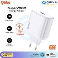 Olike CO1 Charger Adaptor 33W Super VOOC Charging 3A Flash Charge Adapter