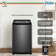 Haier HWM150-316S6 15KG Top Load Washer Auto Washing Machine Pillow Drum Hijab Mode HWM150316S6 Mesi