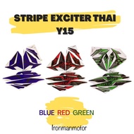 Stripe Exciter Thai Y15 2017 Colour Green/Blue/Red