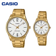 Casio Watch Couple Watch Stainless Steel MTP-V005G-7B / LTP-V005G-7B / Casio Couple Watch Series/Ful
