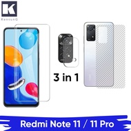 Tempered Glass Redmi Note 11 / Redmi Note 11 Pro Free Garskin 3in1 PACKAGE Redmi Note 11 / Redmi Not