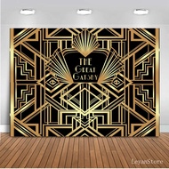 Great Gatsby Photography Backdrop Birthday Party Decoration 80s 90s Party Adult Children Photo Backg