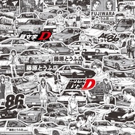 75Pcs Initial D Sticker Pack - Takumi Fujiwara, Fujiwara Tofu Shop & AE86 Decals for DIY Decor