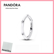 [Duty Free] Pandora 100% Latest S925 Pure Silver Jewelry Pandora ME Stones & Enamel Ring 193089C01