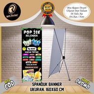 Spanduk Banner Backdrop Pop Ice/ Spanduk Minuman Pop Ice Termurah Ukuran 160x60 bisa COD