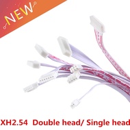 25Pcs 26AWG JST 2.54mm Pitch Connector Cable XH2.54 Plug Line Length 20/10CM Red And White 2P/3P/4P/