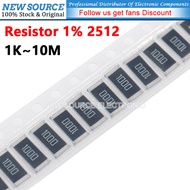 [20pcs] 2512 SMD Resistor 1% 1K 10M 1.5K 2.2K 3.3K 4.7K 5.1K 10K 22K 47K 100K 220K 330K 470K 680K 1M