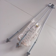 REAR BRAKE POLE WIRE MEGA PRO VERZA REAR DRUM BRAKE POLE IRON/ HONDA MEGA PRO ETC.