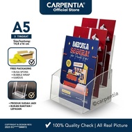 Carpentia 3-Tier Acrylic Brochure Holder Size. A5 - Flyer Type E 3 Layers AVAILABLE GOSEND