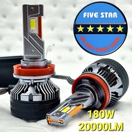 [FIVE STAR F88] 90W 1 Color LED Headlight for Car and Motorcycle 12V - CSP3570 Chip 9 Cores 3 Super 