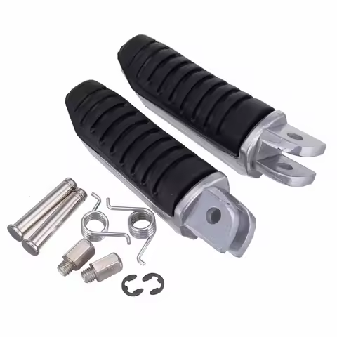 Aluminum Motorcycle Front Footpeg Footrest Peg Pedals Foot Pegs For Suzuki V-Strom 650 DL650 GSX1300
