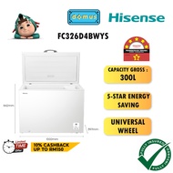 5 STAR Hisense Chest Freezer 300L Peti Freezer Murah Deep Freezer Peti Sejuk Beku Frezer Besar 冷藏箱 F