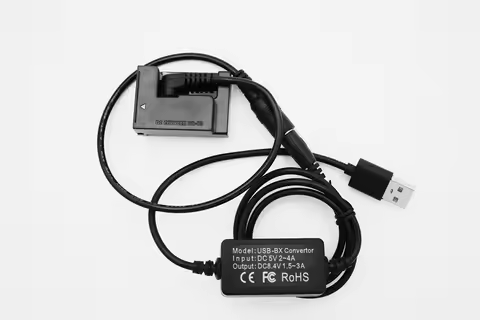 NB10L NB-10L Dummy Battery DR80 DR-80 DC Coupler +5V USB Cable for Canon G1 X / G3 X / G15 / G16 / S