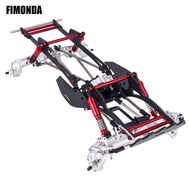 RC Performance Carbon LCG Chassis Kit with Gearbox Axle Complete Set for for 1/10 RC Crawler Upgrade