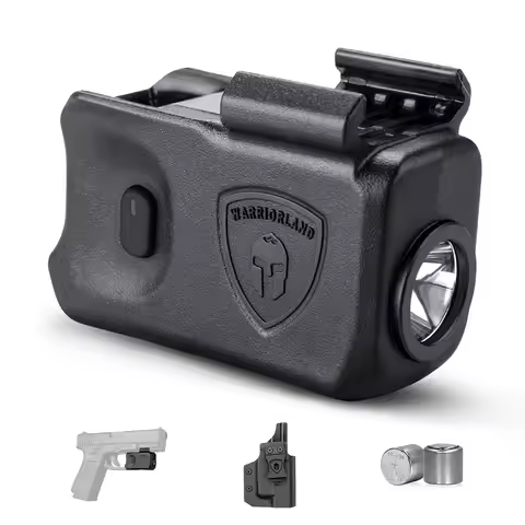 For Glock 17/19/21/22 Gen 3 4 5 & G23/32 Gen 4 Pistol,Tactical LED Flashlight,150 Lumen Hunting Ligh