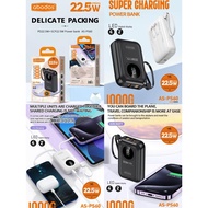 ABODOS (Model: AS-PS60) PD20W + SCP22.5W SUPER Mini Cabled 10000mAh Powerbank