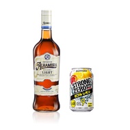 Alhambra Light Brandy 1L + Strong Zero Double Lemon 350ML Bundle