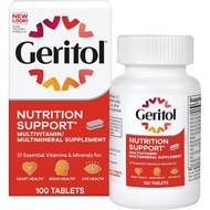 Geritol Complex Vitamin Supplement, Containing B-Clan Vitamins, Antioxidants, Vitamin C, E and D Iro